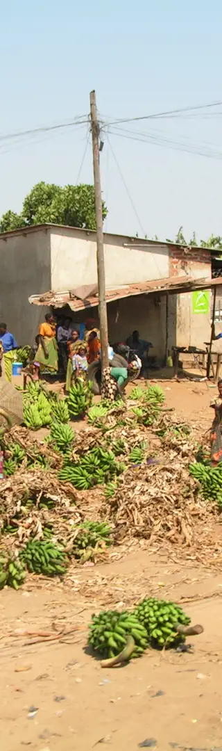 Farbenfroher Markt in Malawi